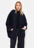 Âme antwerp Kenji navy wool coat oversized